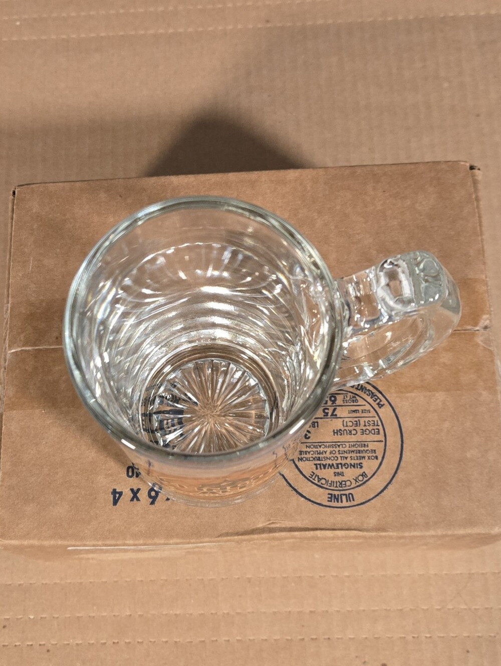 Vintage Star Trek Klingon Collectible Glass Mug - Picture 9 of 10